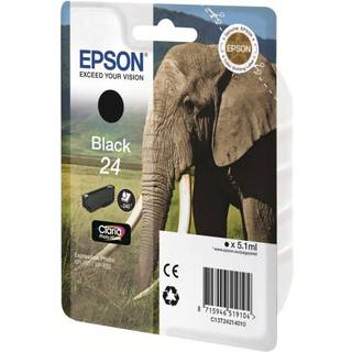 EPSON CLARIA PHOTO HD INK BLACK 24 RF/AM TAGS SUPL