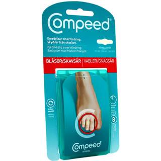 Compeed vabelplaster (på/ml. tæer) - 8 stk.