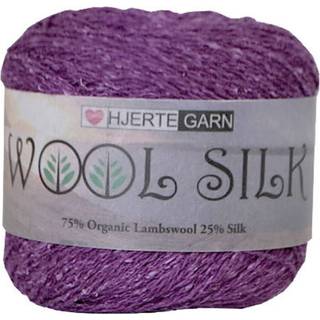 Hjertegarn Wool silk garn - fv 3003 Rust Rød