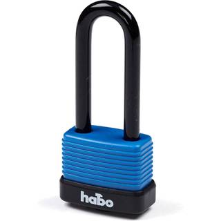 Habo hængelås 704-40HB63 alu/plast kappe m/2 nøgler 17342