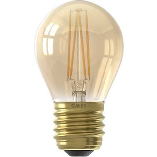 Calex LED krone 3,5W=25W Gold Deko E27 2100K Dæmpbar