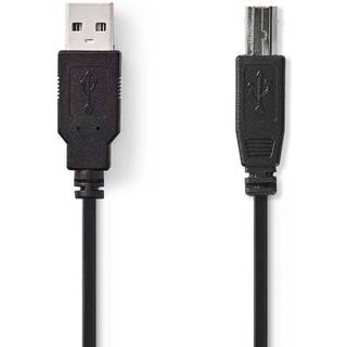 USB 2.0-kabel A-hanstik - B-hanstik 2,0m