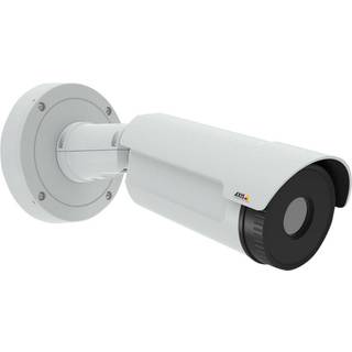 Axis Communications Wärmebildkamera Bullet 0974-001 mit hoher Megapixel Auflösung, Thermalkamera mit Branderkennung - weiß