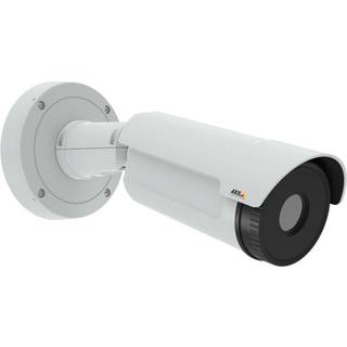 Axis Communications Wärmebildkamera 0969-001 mit hoher Megapixel Auflösung, Thermalkamera mit Branderkennung - weiß