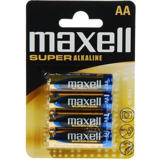 Maxell Super Alkaline AA / LR6 Super batterier - 4 stk.
