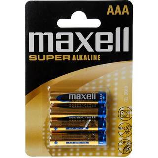 Maxell Battery - Alkaline AAA XL- 4 Pack
