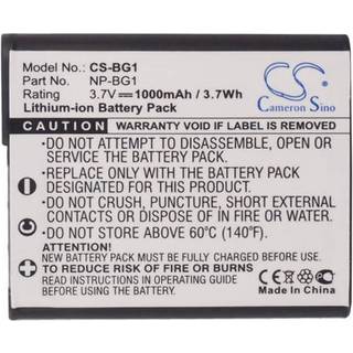 Batteri til Batteri Sony DSC H10, 3.7V 1100mAh