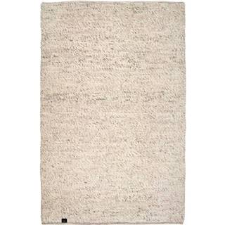 Classic Collection Merino Tæppe 170x230 Cm - Ensfarvede tæpper Uld Fra New Zeeland Natural Beige - MR104BN