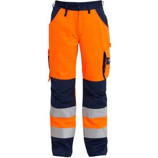 Engel 2501-525 Safety EN ISO 20471 Light buks / Arbejdsbukser Orange/Marine 104