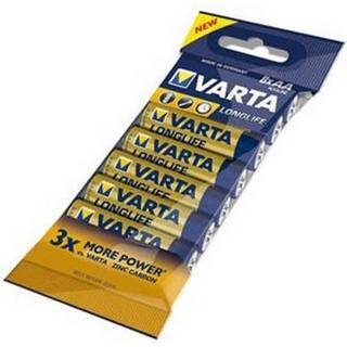 VARTA LONGLIFE AA-batterier LR6 8 stk