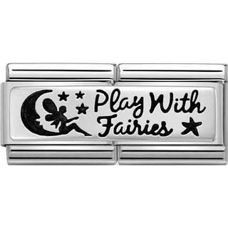 Nomination Play With Fairies Double Charm - Silver