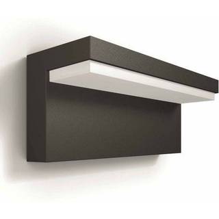 Philips Bustan udendørs væglampe, LED 9W, antracit