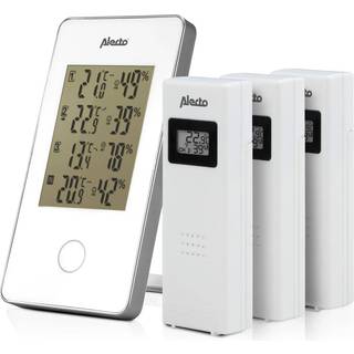 Alecto WS-1330 vejrstation med 3 sensorer hvid