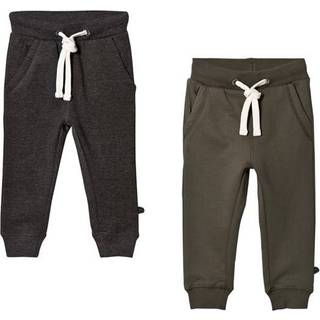 Minymo 2 Pak Basic Sweatbuks - 978 Grøn
