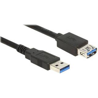 DELOCK USB Verl. Delock USB3.0 A -> A St/Bu 1.50m schwarz