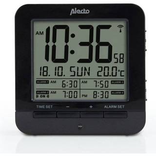 Alecto - Vækkeur med termometer - AK-20