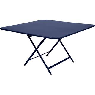 Fermob - Caractère Table 128x128 cm Frosted Lemon A6 - Udendørs spiseborde - Studio Fermob - Gul - Metal