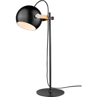 FORÅRSUDSALG - Halo Design - DC Bordlampe - Hvid/Sort-eg Ø18cm