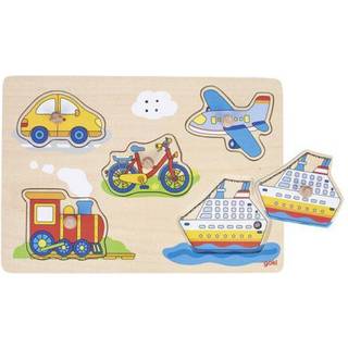 Goki Bubble Puzzle Vehicles with Sound 5pcs. Wood