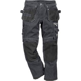 Fristads 100262 Gen Y håndværker denim bukser 229 / Arbejdsbukser Sort C54