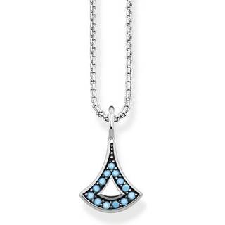 Thomas Sabo Halskette - Glam and Soul - Asiatische Ornamente - KE1739-667-17-L45v - türkis