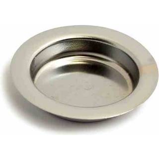 Habo 200 skydedørsskål, krom, Ø40 mm - 2 stk.
