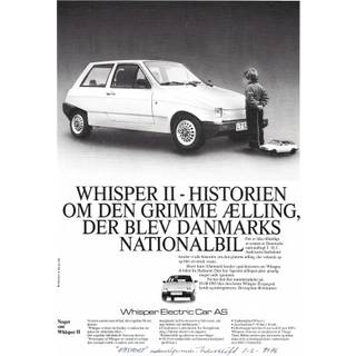 Elbilen Whisper, Danmarks Nationalbil