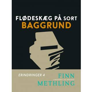 Flødeskæg på sort baggrund