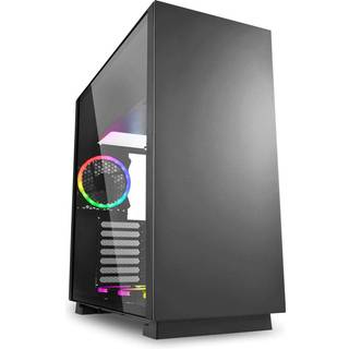 Sharkoon PURE STEEL - Kabinet - Tower - Sort
