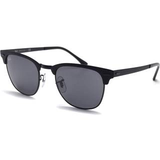 Ray - Ban Unisex RB3716 CLUBMASTER METAL 186/R5 Solbriller Metal Sort Blå Firkantet Normal