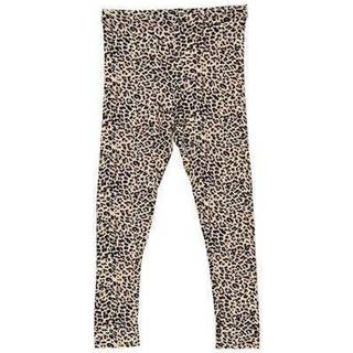 MarMar Copenhagen Leo Leggings Beige 2 Y  Brun Dyr 2 år  Unisex