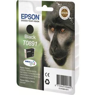 Epson T0891 Black - Blækpatron Sort