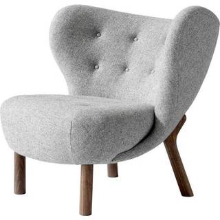&Tradition - Little Petra VB1 - Sheepskin Sahara - Walnut - Lænestole - Viggo Boesen - Brun - Træ/Uld