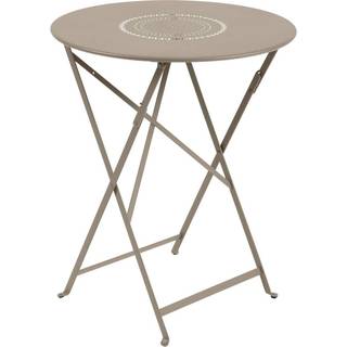 Fermob - Floréal Table Ø 60 cm, Cotton White - Udendørs spiseborde - Hvid - Metal