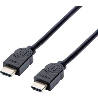 Manhattan HDMI han -> HDMI han 1.5 m Sort