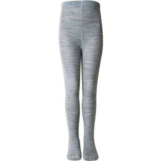 Melton Børne Strømpebukser i uldmix - Light Grey Mel. - 56/62