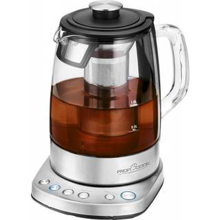 ProfiCook PC-WKS 1167G - tea maker/kettle - stainless steel/glass