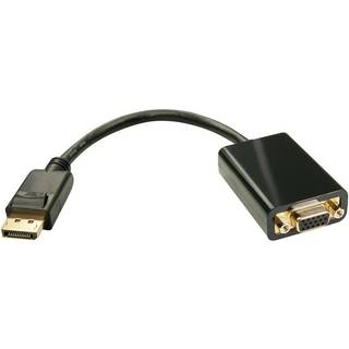 Lindy aktiv Displayport han til VGA hun adapter | 15 cm | PRIS-MATCH