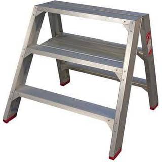 JUMBO arbejdsbuk, bred med ekstra stor platform, 3 trin, 70 cm - 41TSB203