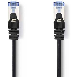 Nedis CAT6a netværkskabel | S/FTP | RJ45 Han | RJ45 Han | 0.50 m | Snagless | Runde | LSZH | Grå | Konvolut