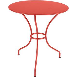 Fermob - Opéra+ Pedestal Table Ø 67 cm, Liquorice - Udendørs spiseborde - Sort - Metal
