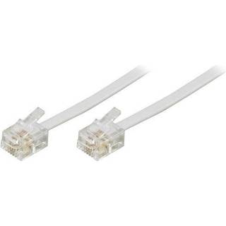 DELTACO Tlf kabel RJ11 - 5m