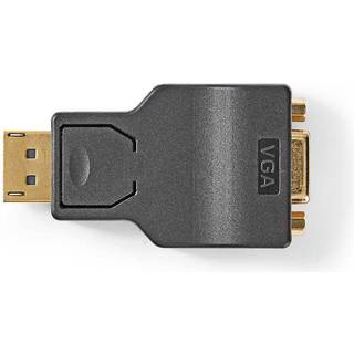 Nedis Displayport han til VGA hun adapter, 1080p, forniklet