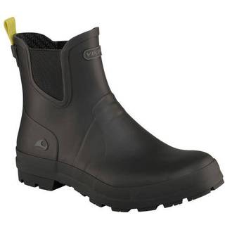 Viking M Bergen Gummistøvle Sort Lime 46