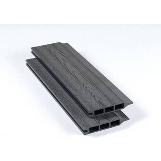 Kirkedal hegnsprofil K1 sort 25 x 150 x 1800 mm