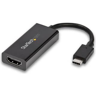 StarTech.com USB-C to HDMI Adapter - HDR 40K 60Hz - USB C to HDMI Converter - external video adapter - MegaChips MCDP2900 - black