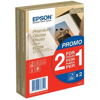 Epson Premium Glossy Photo Paper 10x15 2 x 40 sheets 255 g/m² value pack
