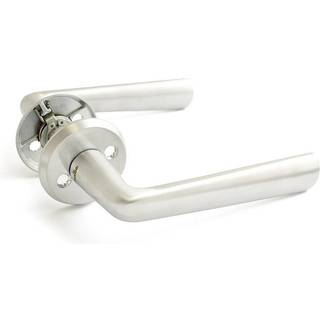 Habo Seattle udvendigt dørgreb, børstet krom