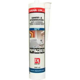 Dana Lim Sanitet- og byggesilicone 577 - hvid (På lager i varehus)