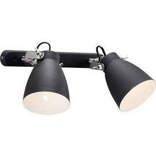 Nordlux largo 2-skinne sort spotlamper e27